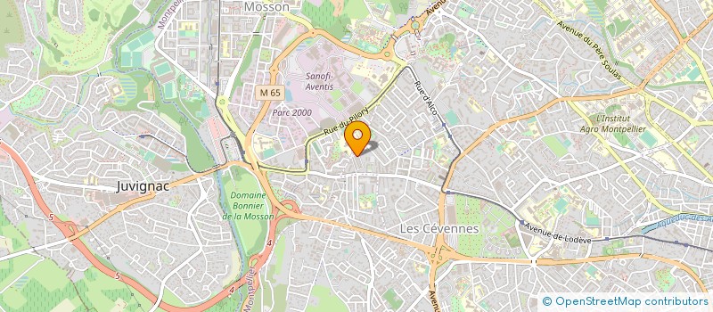 localisation de l'entreprise WINTECH à MONTPELLIER