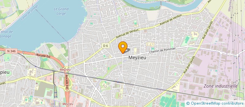 localisation de l'entreprise WINTECH à MEYZIEU