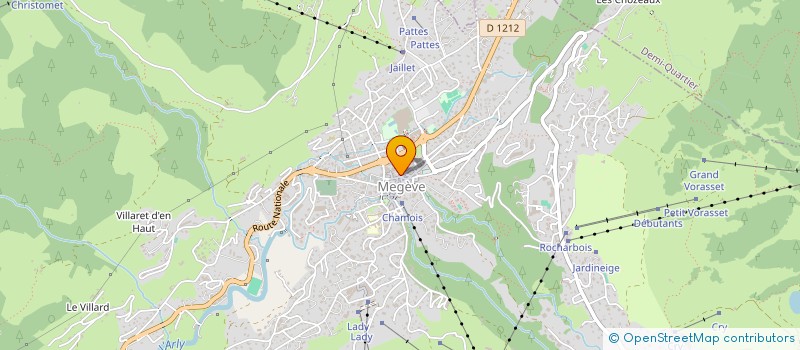 localisation de l'entreprise WINTER NEST  MEGEVE