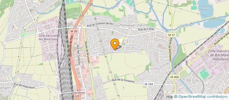 localisation de l'entreprise WINTER UNIFIGHT  SOUFFELWEYERSHEIM