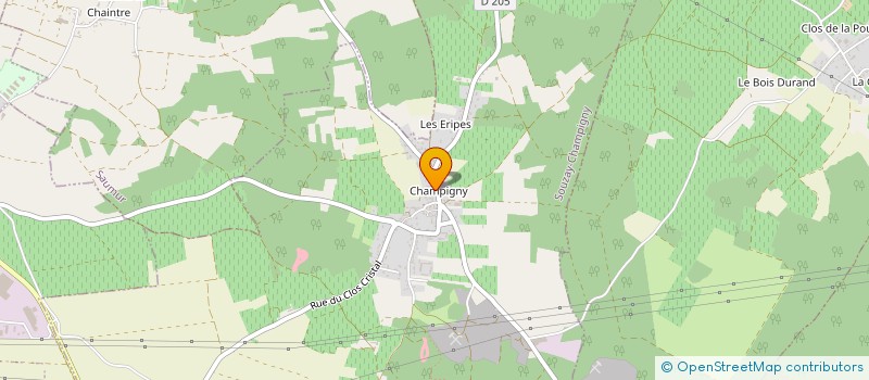 localisation de l'entreprise WINTOPS  SOUZAY-CHAMPIGNY