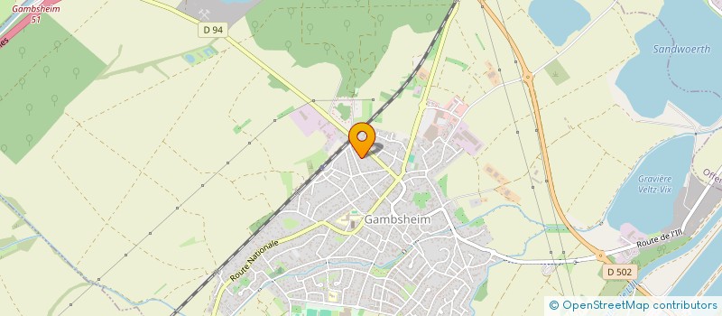 localisation de l'entreprise WINTZ  GAMBSHEIM