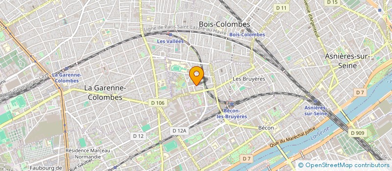 localisation de l'entreprise WINTZ-RAGON  BOIS-COLOMBES