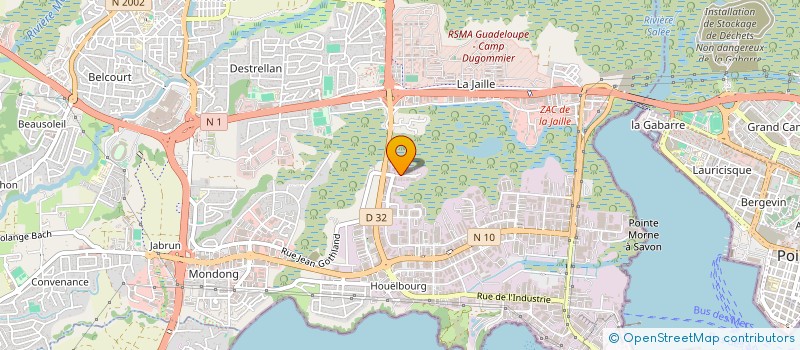 localisation de l'entreprise WINVEST 39  BAIE-MAHAULT