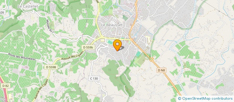 localisation de l'entreprise WINVEST  LE BEAUSSET