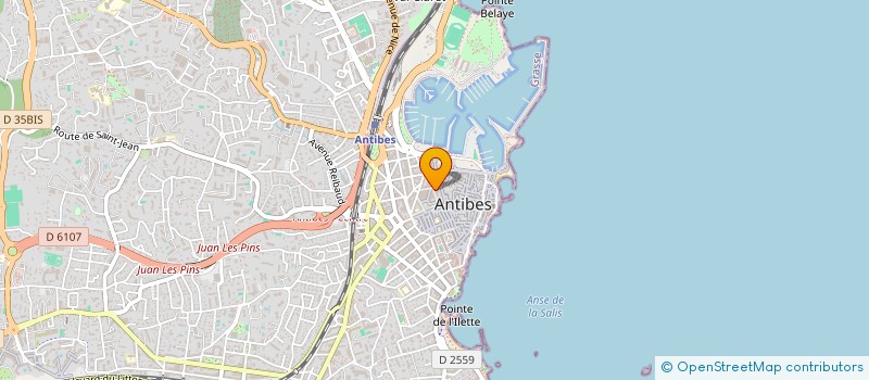localisation de l'entreprise WINVIC à ANTIBES