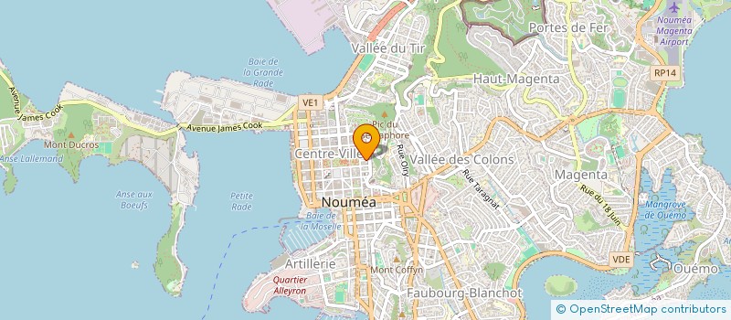 localisation de l'entreprise WINWIN à NOUMEA