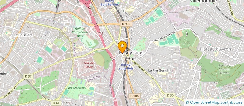 localisation de l'entreprise WINY FRANCE DIFFUSION à ROSNY-SOUS-BOIS