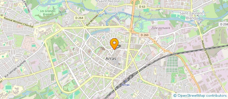 localisation de l'entreprise WIOM à ARRAS