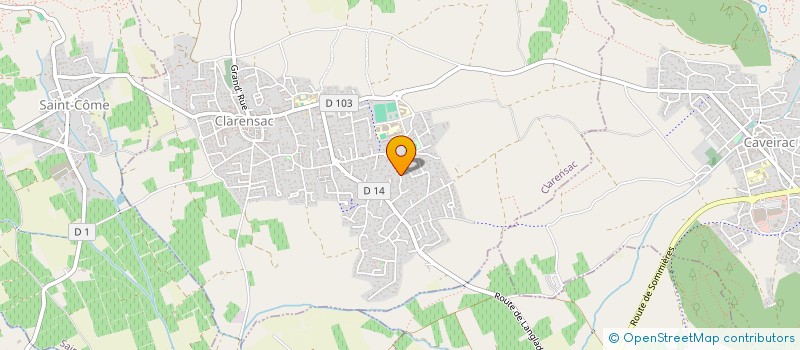 localisation de l'entreprise WIP  CLARENSAC