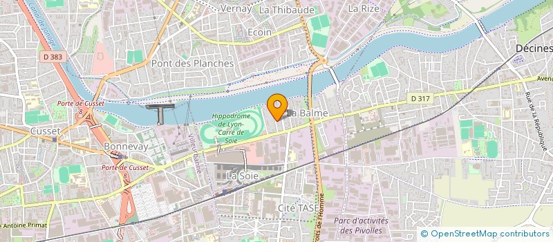 localisation de l'entreprise WIP  VAULX-EN-VELIN