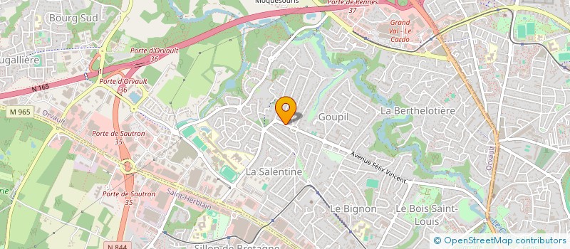 localisation de l'entreprise WIP RENO à ORVAULT