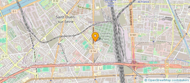 localisation de l'entreprise WIPS ASSISTANCE à SAINT-OUEN-SUR-SEINE