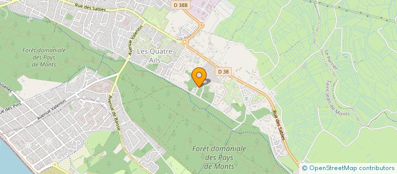 localisation de l'entreprise WIPT  SAINT-JEAN-DE-MONTS