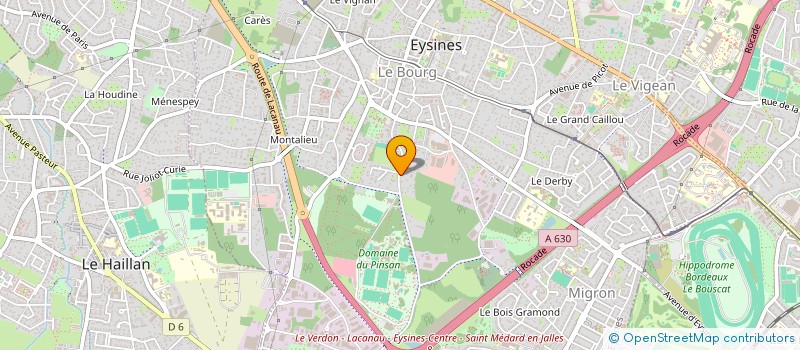 localisation de l'entreprise WIPULSE à EYSINES