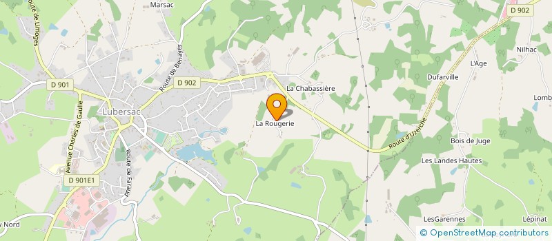 localisation de l'entreprise WIR ALLEINE  LUBERSAC