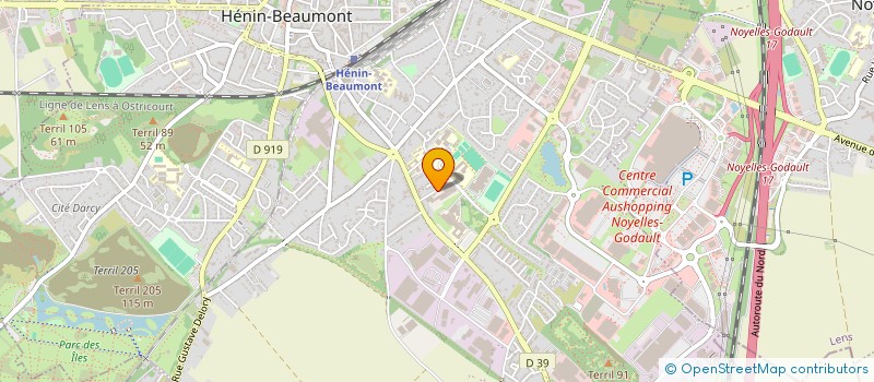 localisation de l'entreprise WIR'ELEC  HENIN-BEAUMONT