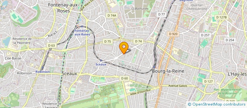 localisation de l'entreprise WIREFUL à SCEAUX