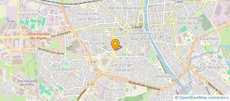 localisation de l'entreprise WIREPACS à LAVAL