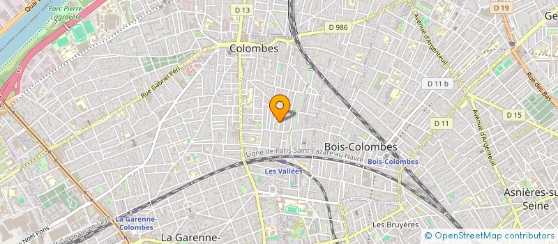 localisation de l'entreprise WIROOM à COLOMBES