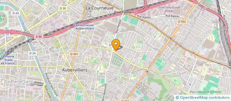 localisation de l'entreprise WIRTH-DUTEIL  AUBERVILLIERS