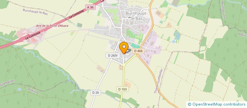 localisation de l'entreprise WIRTH SEBASTIEN CHAUFFAGE SANITAIRE à BURNHAUPT-LE-BAS