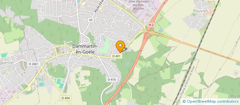 localisation de l'entreprise WIS NETWORKS  DAMMARTIN-EN-GOELE