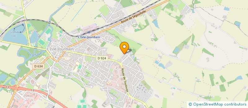 localisation de l'entreprise WIS PRODUCTION  L'ISLE-JOURDAIN