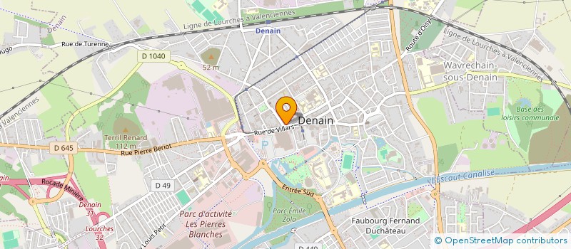 localisation de l'entreprise WISA à DENAIN