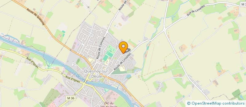 localisation de l'entreprise WISDEV  QUESNOY-SUR-DEULE