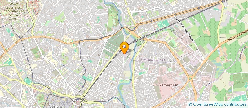 localisation de l'entreprise WISDOMAC à MONTPELLIER