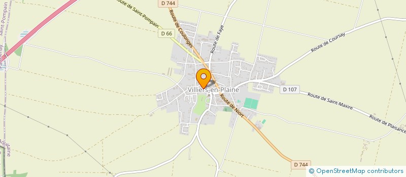 localisation de l'entreprise WISE 2B  VILLIERS-EN-PLAINE