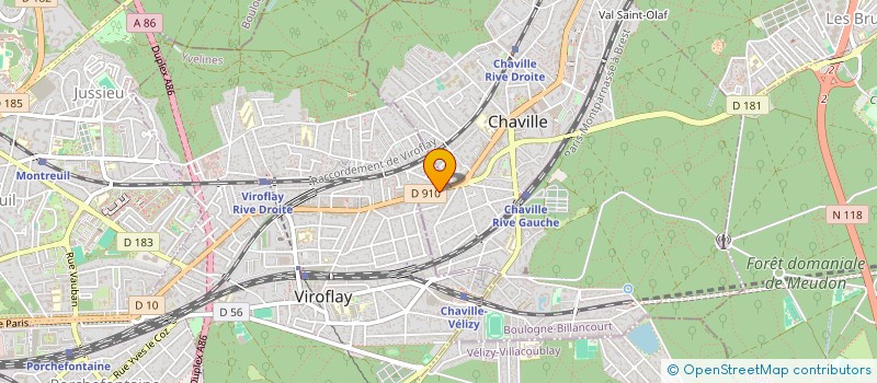 localisation de l'entreprise WISE à CHAVILLE