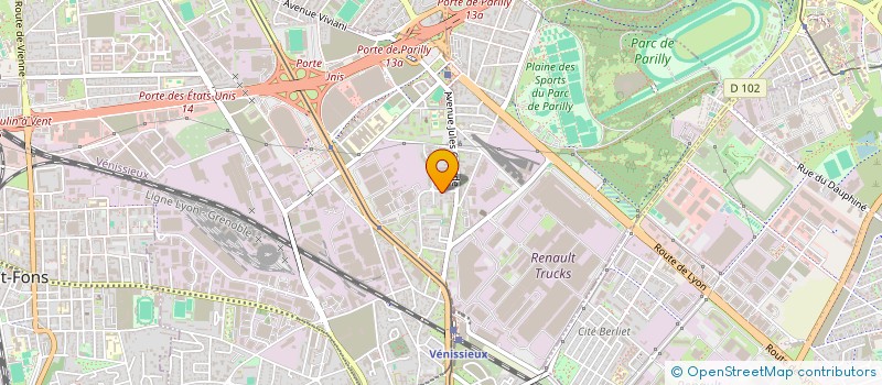 localisation de l'entreprise WISE+  VENISSIEUX