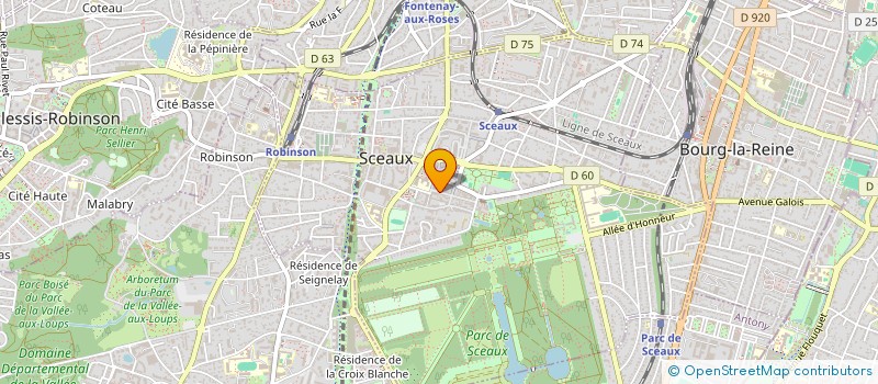 localisation de l'entreprise WISE & BRAVE à SCEAUX
