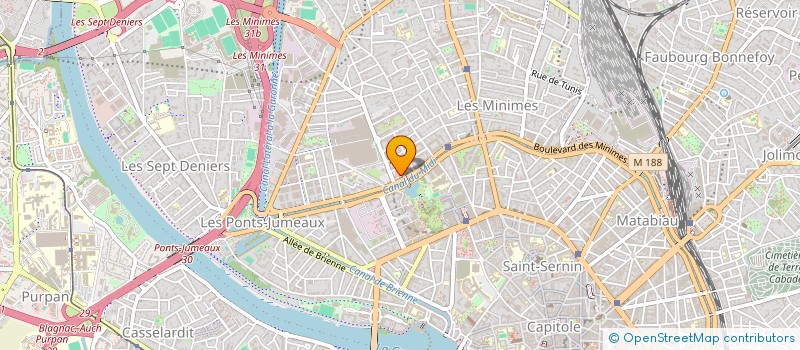 localisation de l'entreprise WISE RH - CONSEIL & FORMATION  TOULOUSE