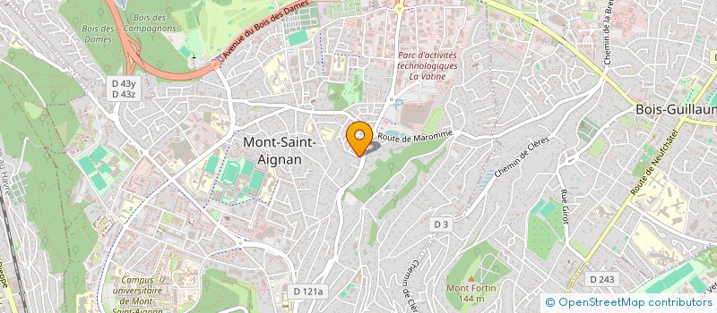 localisation de l'entreprise WISEADVICE  MONT-SAINT-AIGNAN