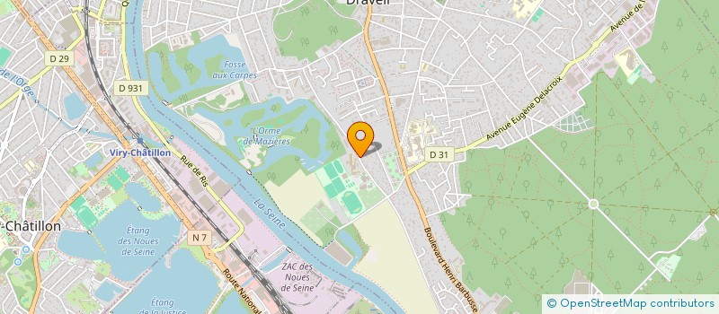 localisation de l'entreprise WISETECH-ENG à DRAVEIL
