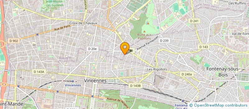 localisation de l'entreprise WISEWAND  MONTREUIL
