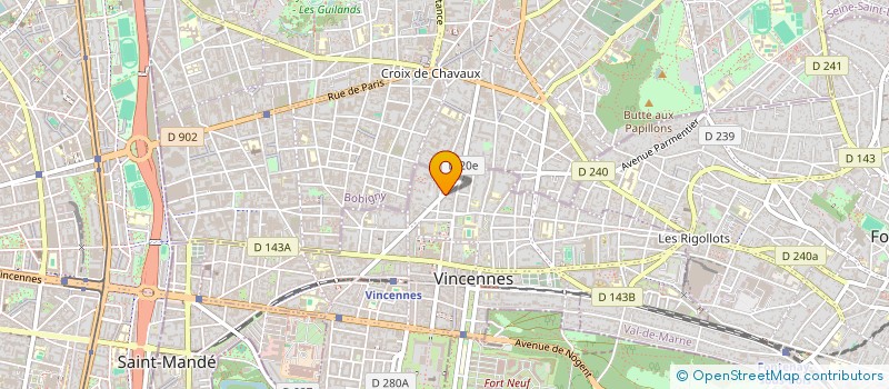 localisation de l'entreprise WISHBOOK COMPANY à VINCENNES