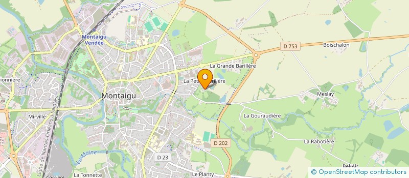 localisation de l'entreprise WISHCO FRANCE à MONTAIGU-VENDEE