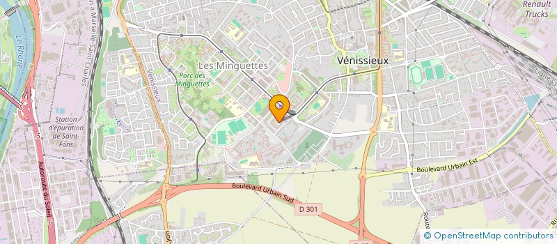 localisation de l'entreprise WISHLAND CARS  VENISSIEUX