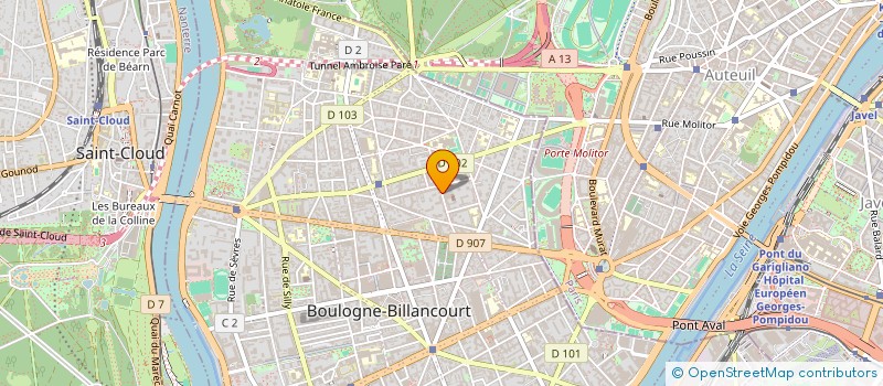 localisation de l'entreprise WISION à BOULOGNE-BILLANCOURT