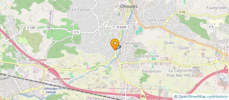 localisation de l'entreprise WISMA  OLLIOULES