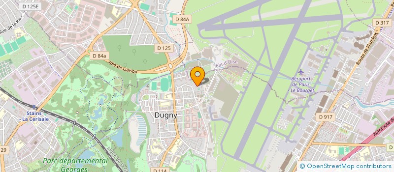localisation de l'entreprise WISS TRANS à DUGNY