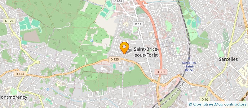 localisation de l'entreprise WISS'TRANSPORT à SAINT-BRICE-SOUS-FORET