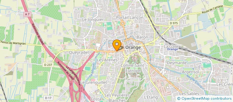 localisation de l'entreprise WISSAL à ORANGE