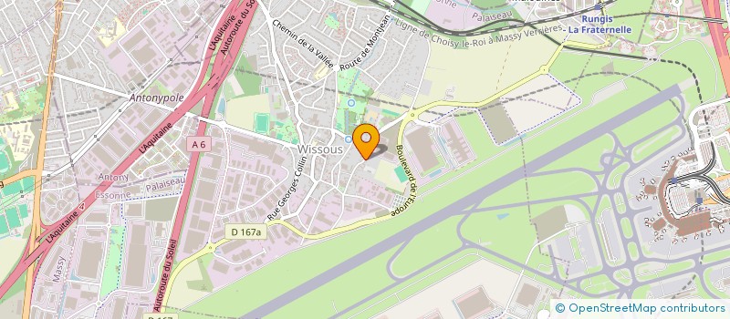 localisation de l'entreprise WISSOUS PETANQUE  WISSOUS