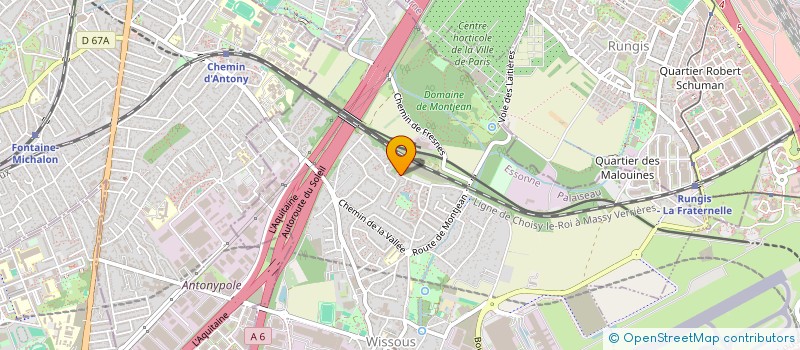 localisation de l'entreprise WISSOUS RUNNING CLUB  WISSOUS