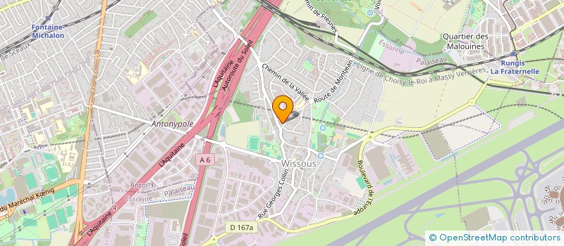 localisation de l'entreprise WISSOUS YOGA ASSO  WISSOUS